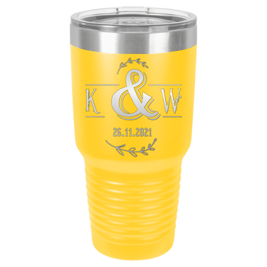 K & W Print Insulated Tumbler